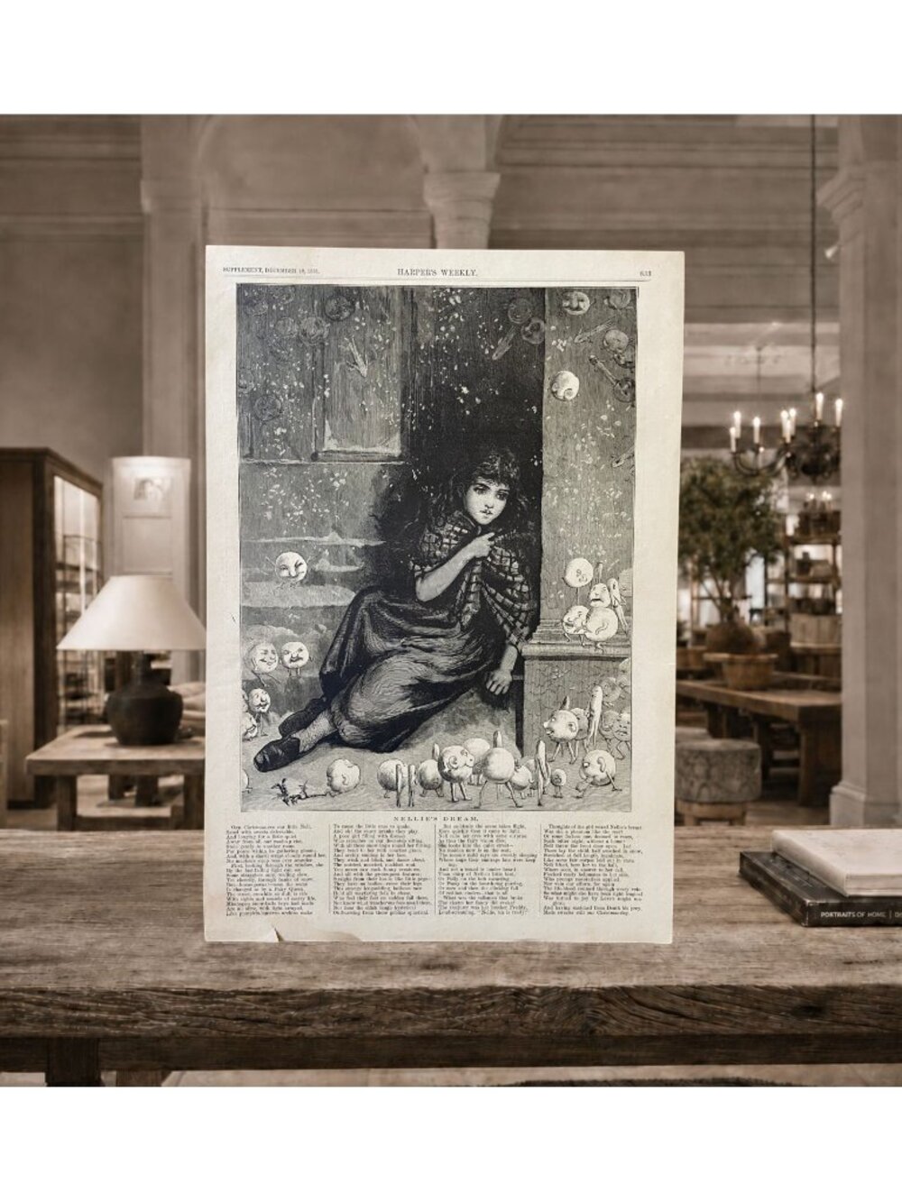 December 10, 1881 Harper’s Weekly “Nellie’s Dream”